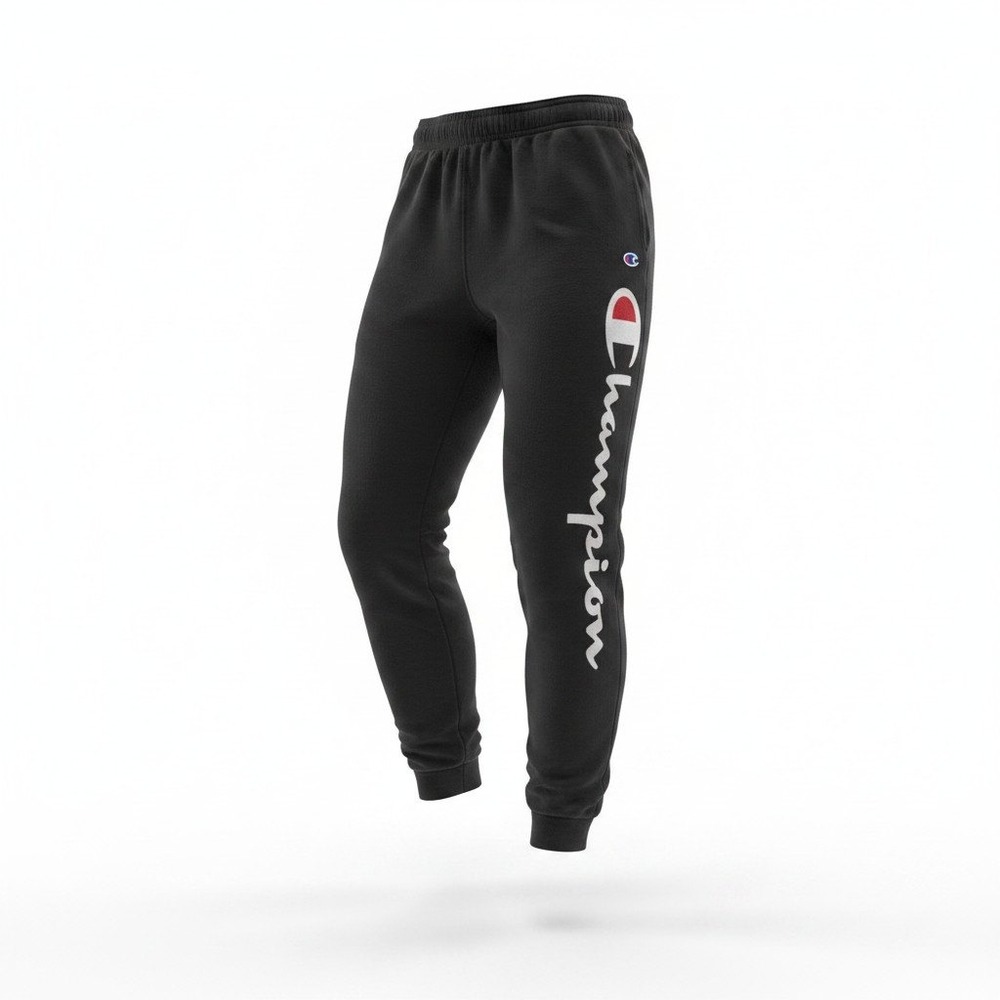 Champion S Black Womens Jogger Sweatpants Athleisure Casual Sweatpants